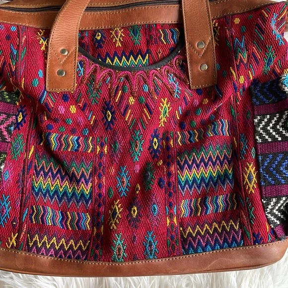 Nena & Co Convertible Day Bag Backpack Artisan Made EUC display picture 1